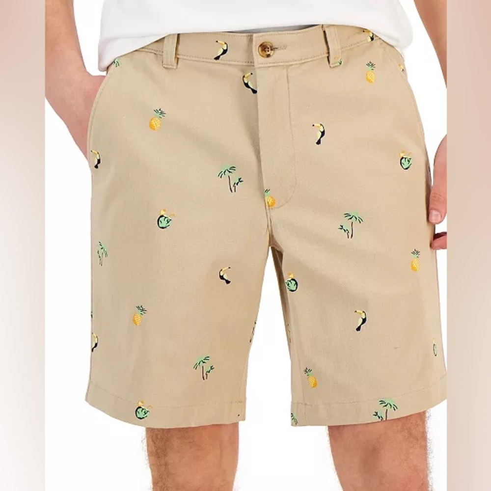 CLUB ROOM Men's Vacay Icons Schiffli Shorts - NWT - Picture 3 of 3
